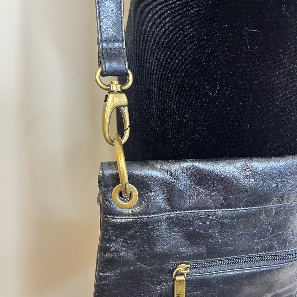 HOBO Black Leather Crossbody Bag - Picture 4 of 12
